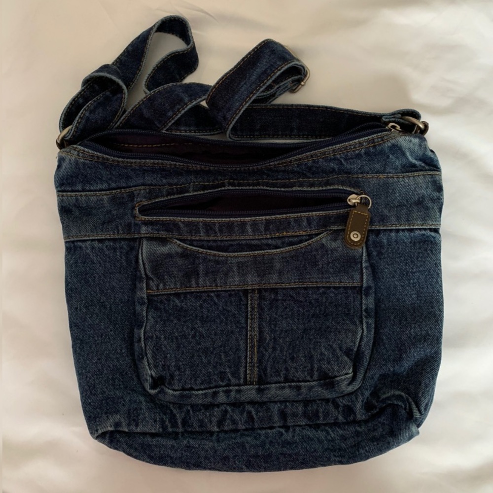 Denim Crossbody Bag